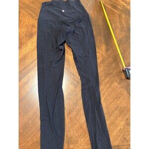 Womens Lululemon Black Full Length Leggings 22"inch waist